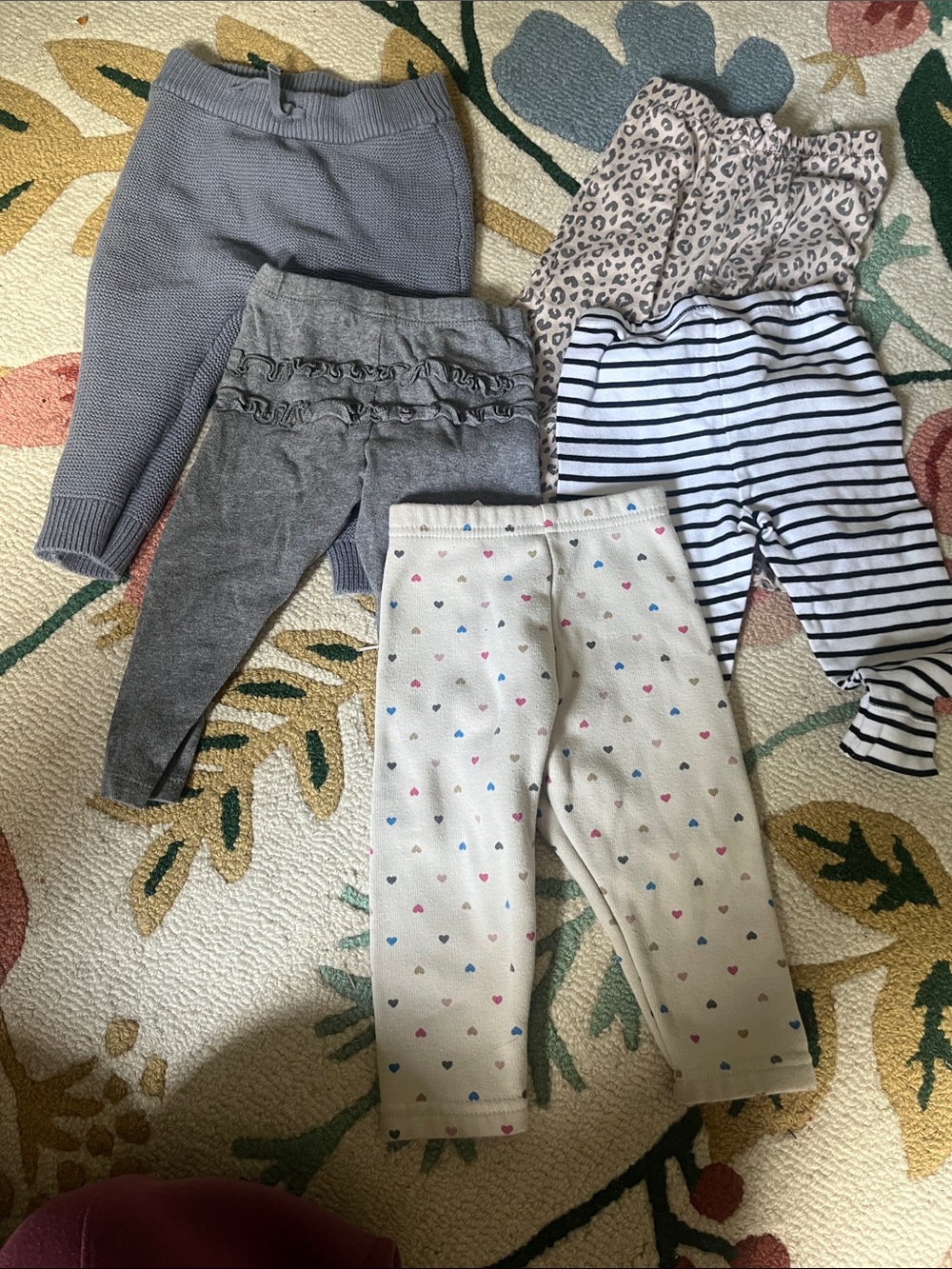 Kids Neutral & Gray Leggings Pack - Assorted Patterns